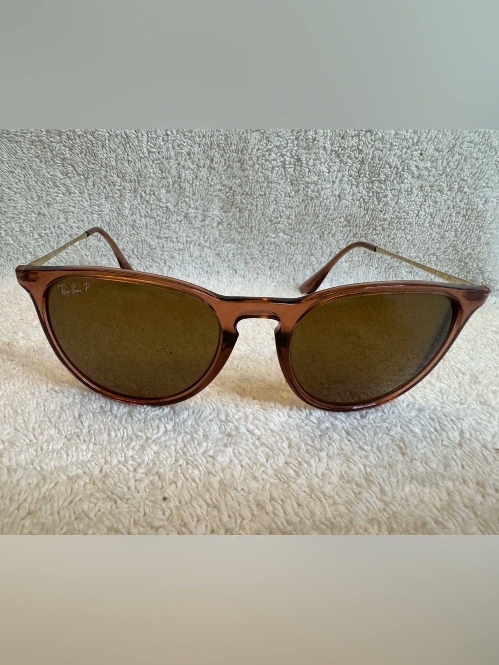Ray-Ban Erika Transparent Brown Sunglasses Frame For Rx